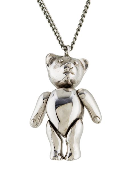 Dior Homme Teddy Bear Pendant Necklace 